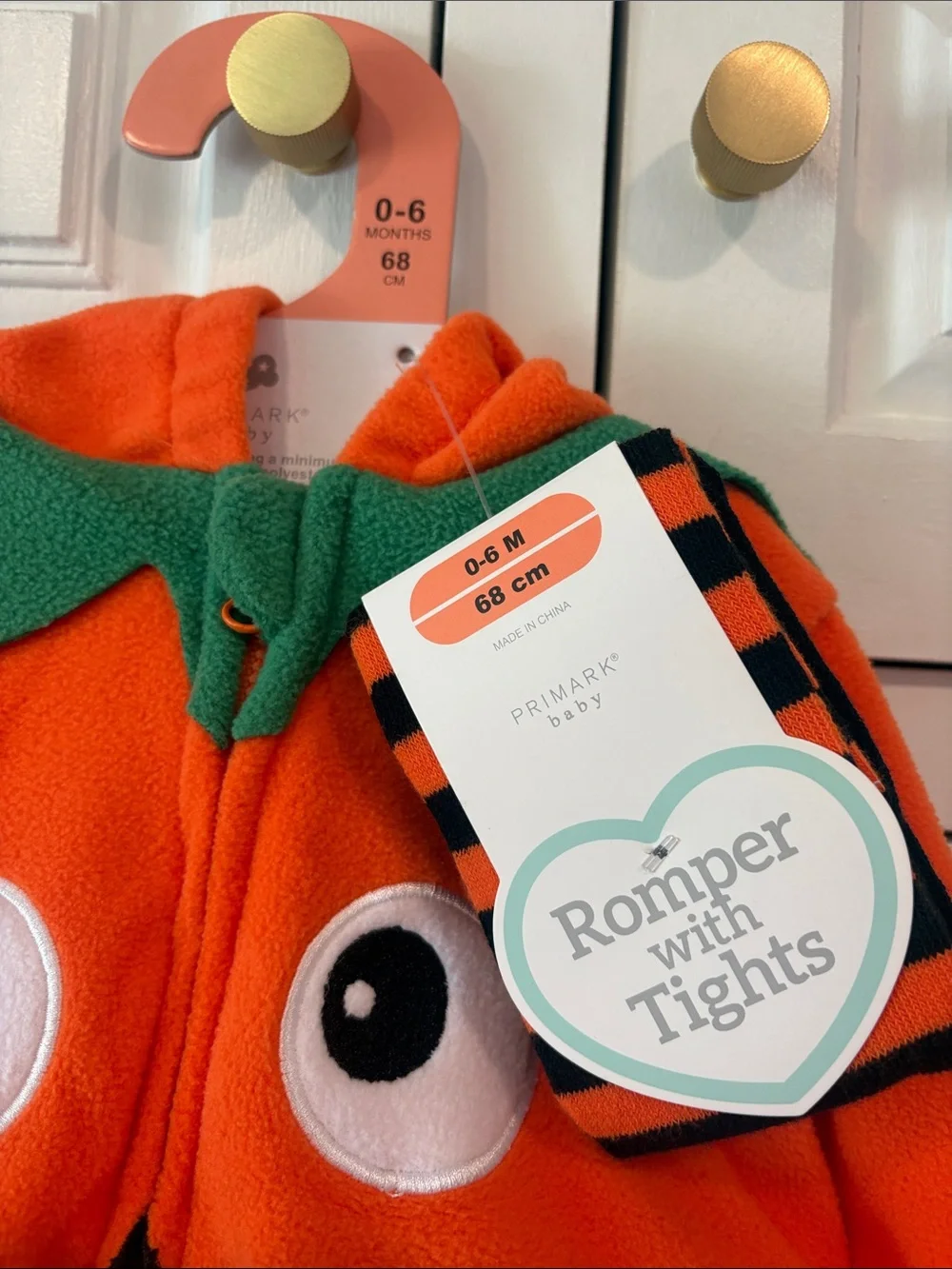 NWT 0-6 month jack-o-lantern Halloween costume